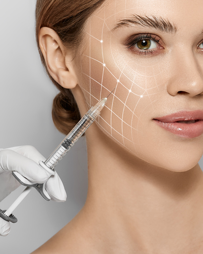 Cosmetic injectable treatment at a med spa