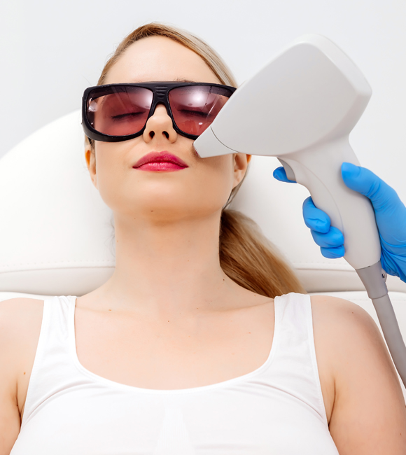 Laser hair removal treatment